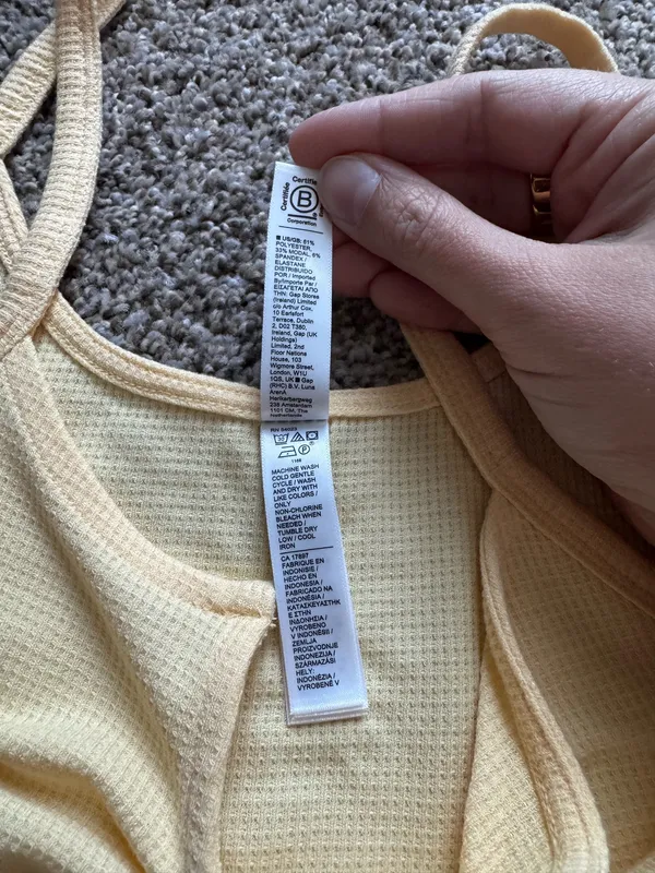 Athleta Wind Down Sleep Cami S Yellow - Image 5