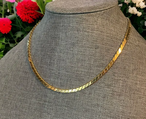 Napier Vintage  Thick Snake Chain Necklace - Image 2