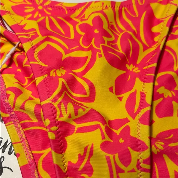 New Kulani Kinis high waisted Bikini Bottom floral Cheeky Medium - Image 2