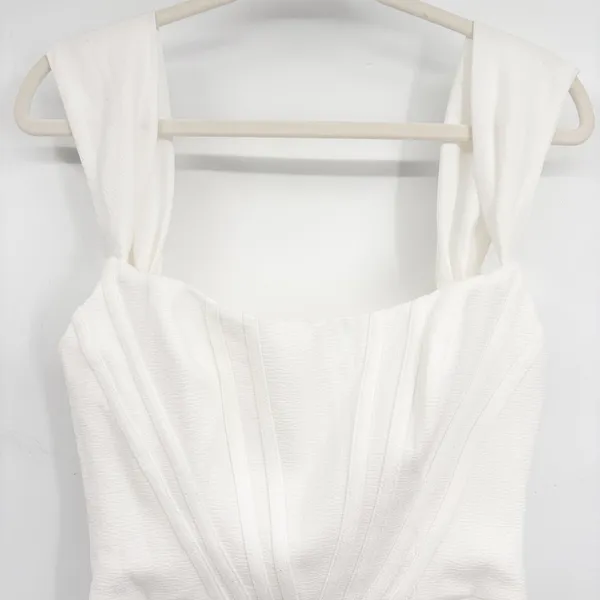 Dress The Population Womens‎ Melania White Corset Off Shoulder Gown Dress Size S - Image 4