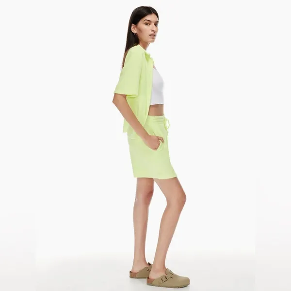 Wilfred‎ Free Popsicle 7“ Short Sz XL in Chamomile Yellow French Terry Cloth - Image 4