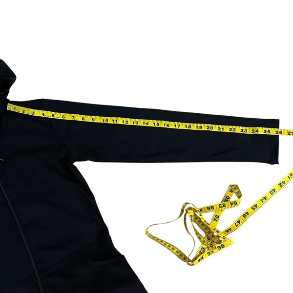 Black Light Breathable Hoodie Zip‎ Up Jacket Size XS - Image 6