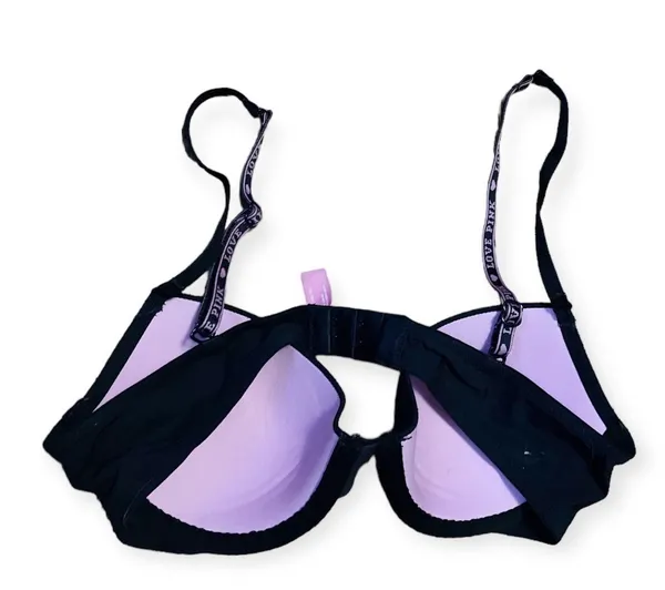 Victoria's Secret PINK Bra In Black Size 34B - Image 2