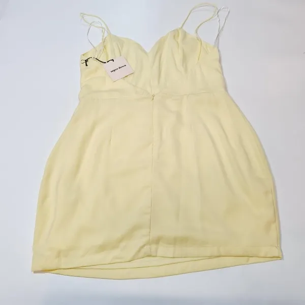 Superdown Diana Mini Dress in Light Yellow LArge - Image 13