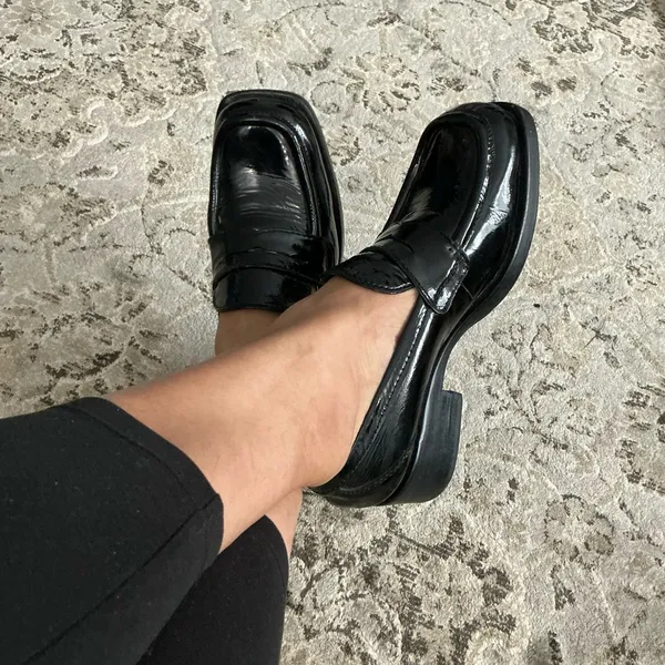 Jeffrey Campbell Dressy Patent Leather Loafers🖤🖤 - Image 8