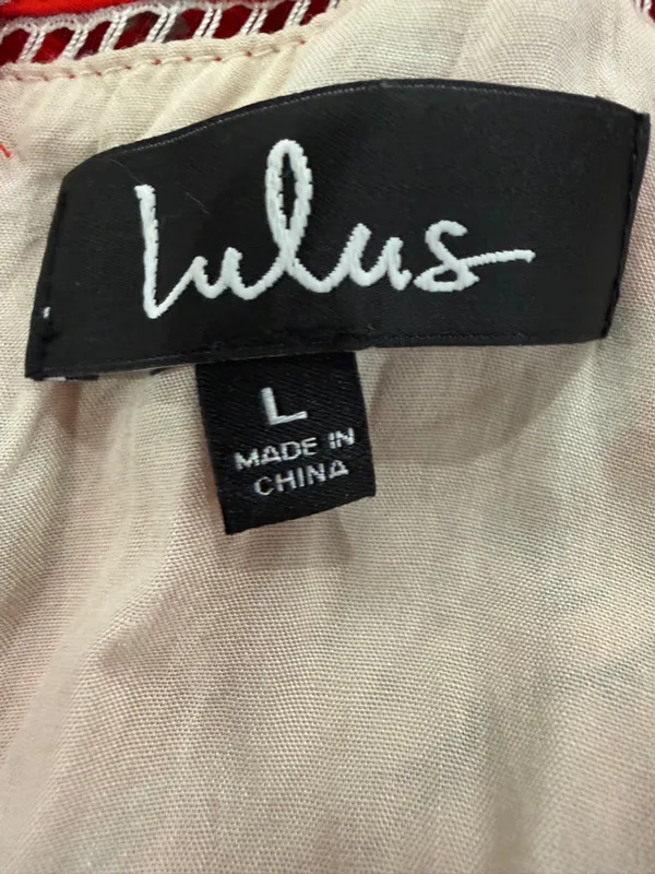 Lulu's Red Floral Spaghetti-Strap Midi Dress - Image 6