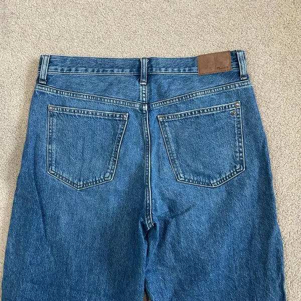 Madewell Low Slung Straight Jeans High Waist Relaxed Slouchy Womens Size 29 - Image 7