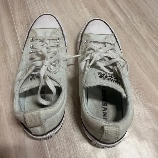 Converse All Star Madison Low Top Sneakers Mint Green Canvas Shoes 563511C - Image 4