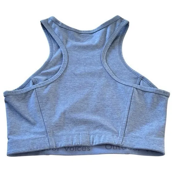 Outdoor Voices Athena Sports Bra Light Blue Athletic Workout Outdoors Stretch XS - Image 4