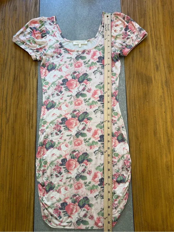 LoveShackFancy Dalary Veiled Kiss Mini Dress Floral Ruched Puff Sleeve Small - Image 9