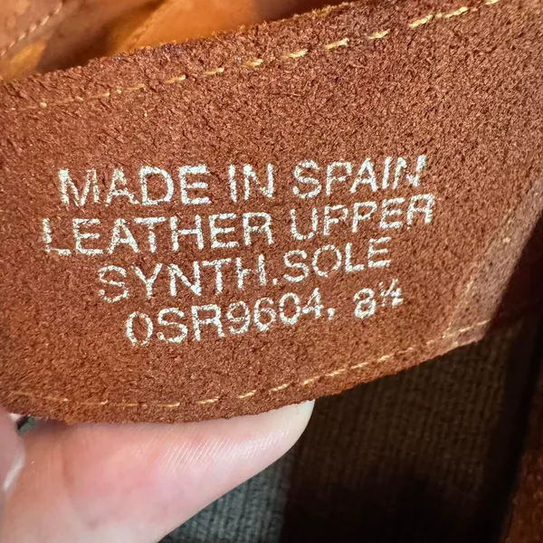 L.L. Bean Leather 2-Strap Slide Sandals Women’s Size 8.5 Brown Cork Comfort - Image 5