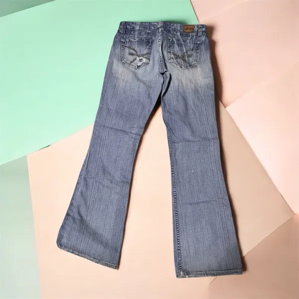 BKE Wide Leg Jeans in Faded Blue #BB7 - Image 2