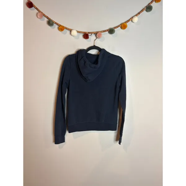Y2K Hollister navy blue graphic hoodie - Image 2