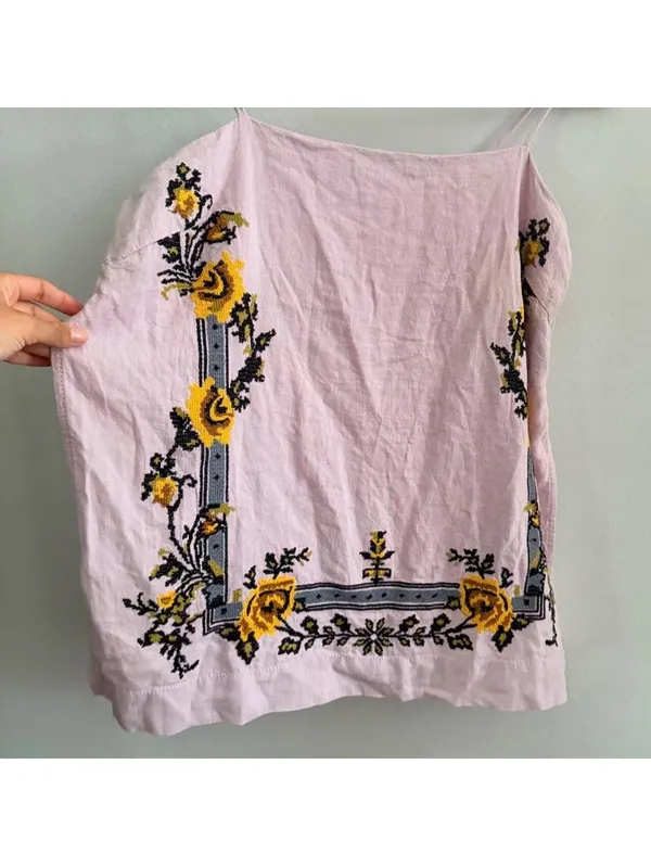 Free People Sightseer Embroidered Top - Image 2