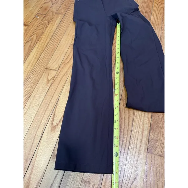 Lululemon‎ Smooth Fit Pull-On High-Rise Cropped Pants Espresso Brown Size 4 - Image 7