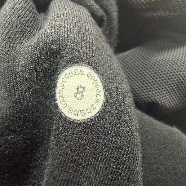Lululemon Scuba Pullover Hoodie Black Camo Size 8 Funnel Neck Cozy Sweatshirt - Image 4