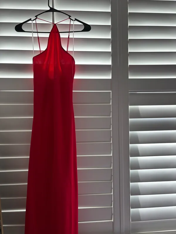 Amanda Uprichard x Revolve Red formal dress - Image 2