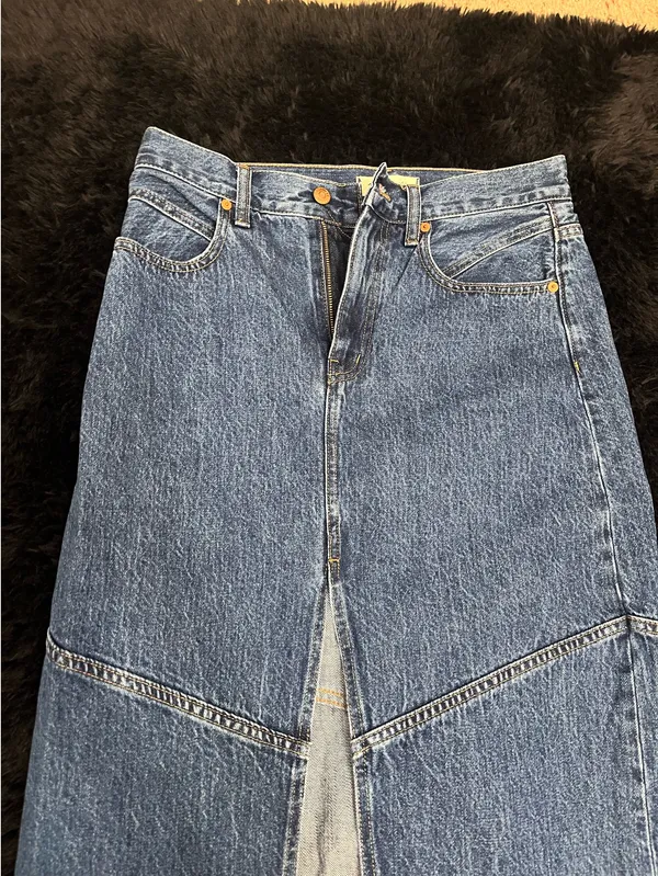 Madewell Skirt Denim - Image 3