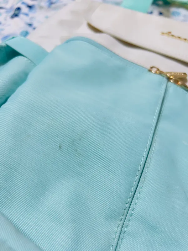 Teal backpack/ Tote bag  - Image 4