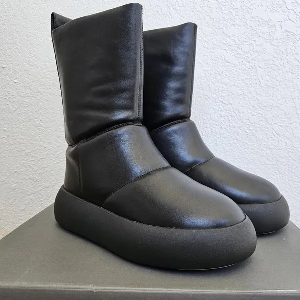 Vagabond Aylin Puffer Tall Boots Black Leather Women's Size 8 Sold Out‎ UO - Image 3