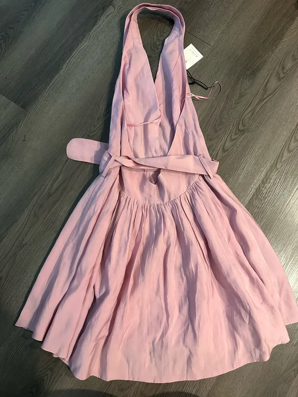 Mabel pink halter mini dress  - Image 3