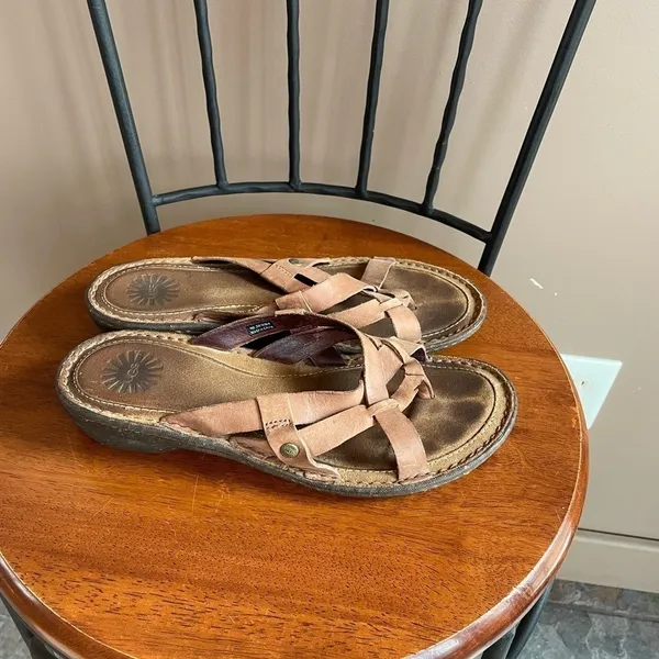 Ugg Lanni Leather‎ Sandals in Caramel Size 9 - Image 5