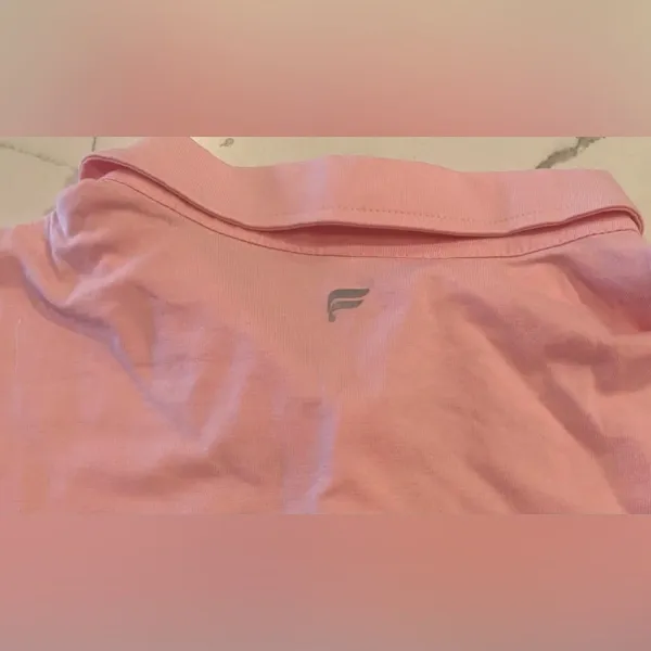 FABLETICS Boxy Short-Sleeve Polo Orchid‎ Pink Large NWOT - Image 13