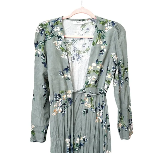 FLYNN‎ SKYE Kate Wrap Maxi Dress Sz Small - Image 4