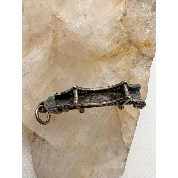 Vintage Sterling Silver Golden Gate Bridge Charm San Francisco Souvenir 2.84g - Image 2