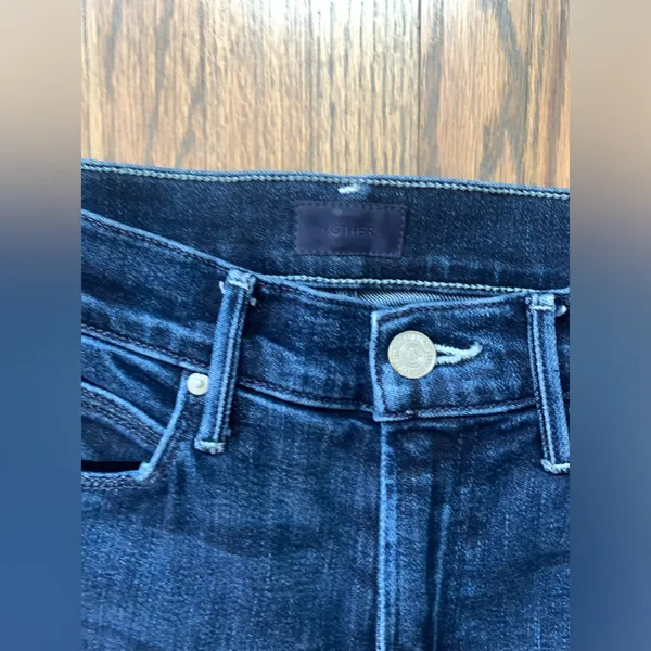 Mother the stunner ankle step fray disco dolls 24 jeans - Image 3