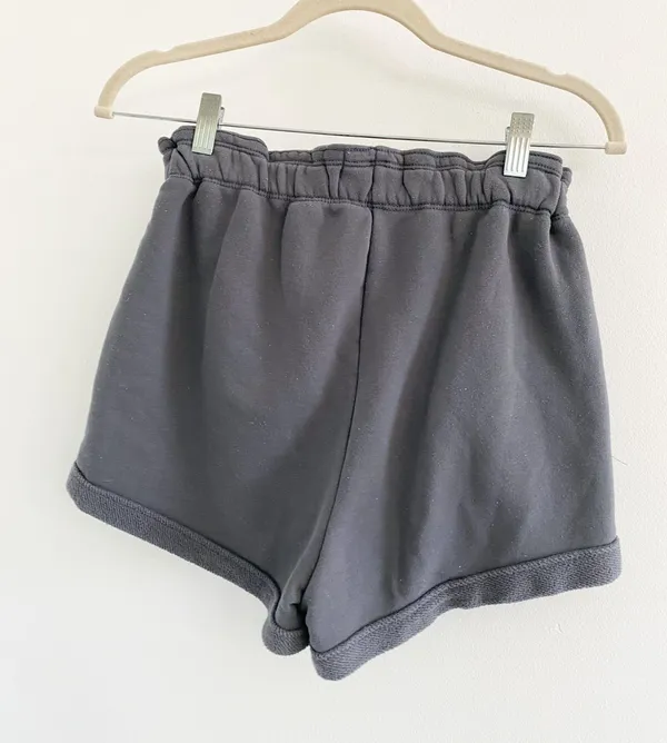 Abercrombie Cloud High Rise Paperbag Gray Shorts - Image 4