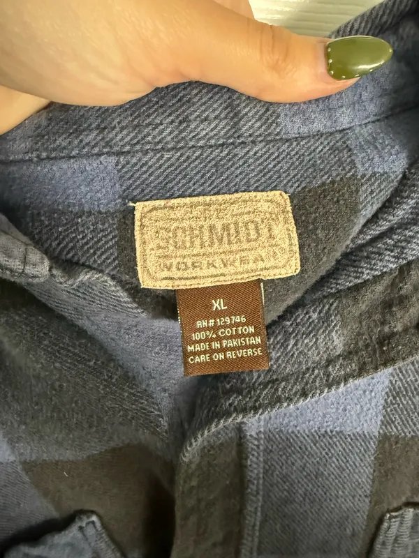Flannel Blue Size XL - Image 5