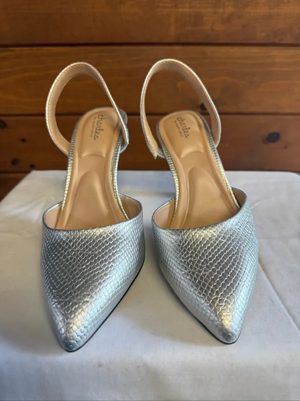 Charles by Charles David Iniko slingback pumps pointed toe/ stiletto heel Sz 8 S - Image 6
