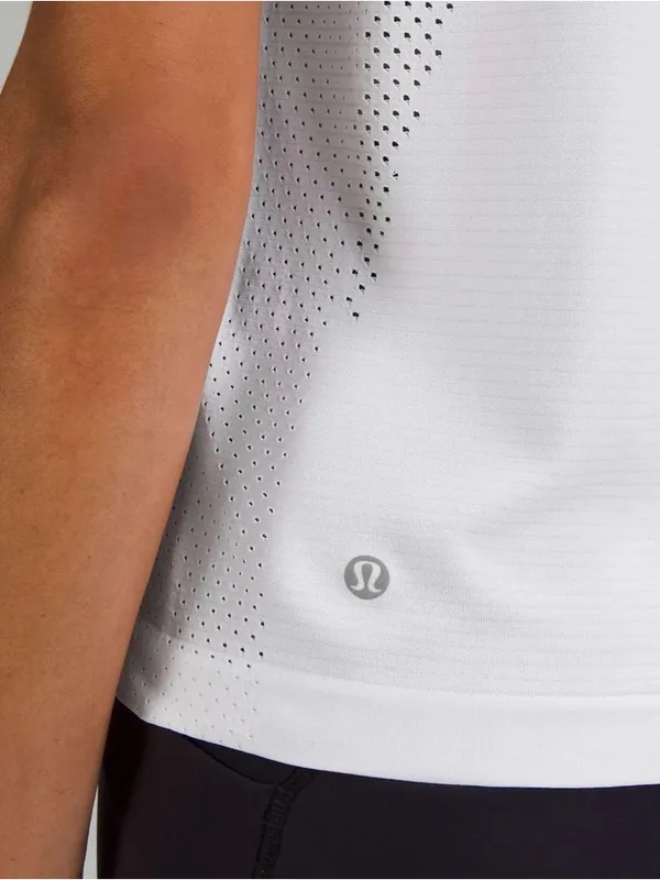 Lululemon Train to Be Short-Sleeve Shirt 6 White Running Workout Activewear - Image 4