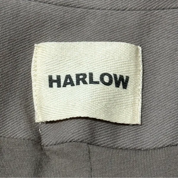 Harlow Vintage Y2K Women’s Size XS Tan Nude Beige Cotton Trench Coat Jacket - Image 8