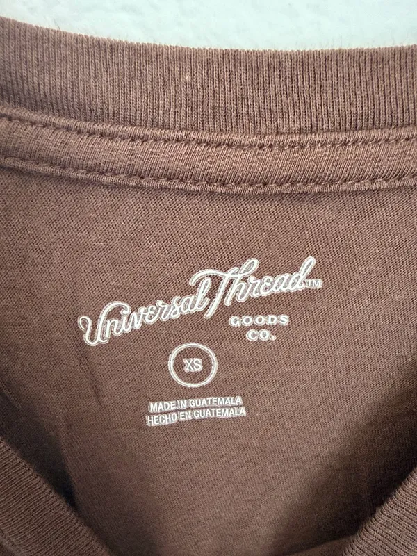 Universal Threads Brown cropped t-shirt - Image 2