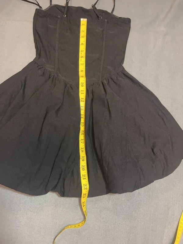 Julia by Love J Black Corset Style Mini Dress Size S - Image 9