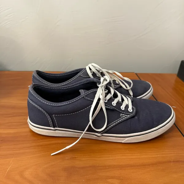 Vans TB4R Women’s Sneaker Navy Blue Lace Up Low Top Skate Casual‎ Canvas 9.5 - Image 4