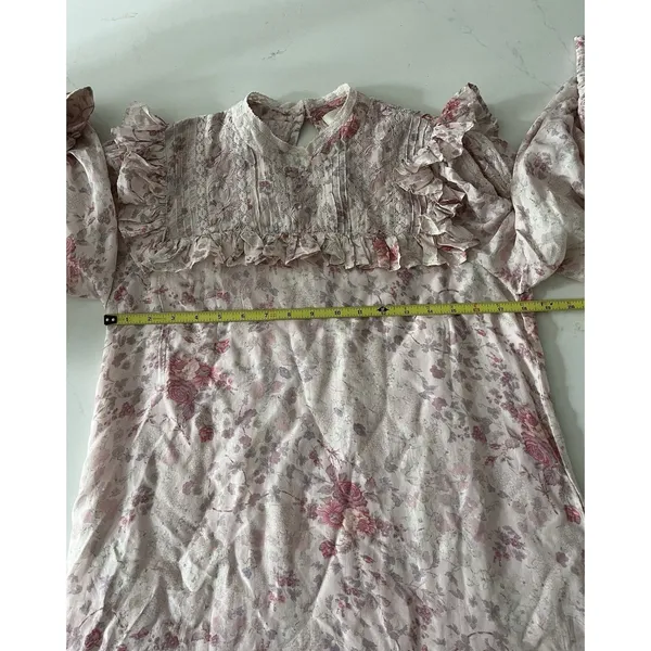 LoveShackFancy Saffron Mini Dress Women’s Size 4 - Image 9