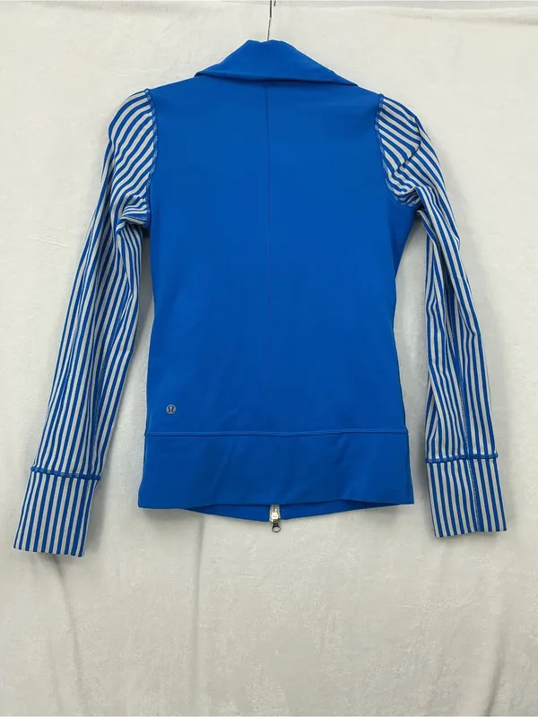 lululemon athletica Bright Blue Zip-Up 1015 - Image 5