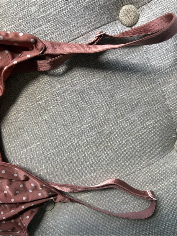Victoria’s Secret Unlined Demi Bra Orange Polka-Dot Size 34D - Image 5