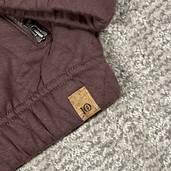 Tentree Jacket Womens Medium Zip Quilted Crop Outdoors Pockets Organic Cotton - Image 4