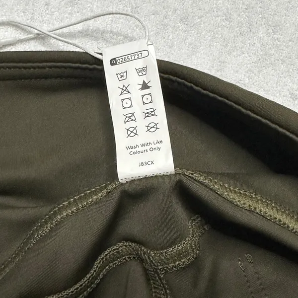 Halara Olive Green Flare Leg Pants Medium High Rise NWT - Image 3