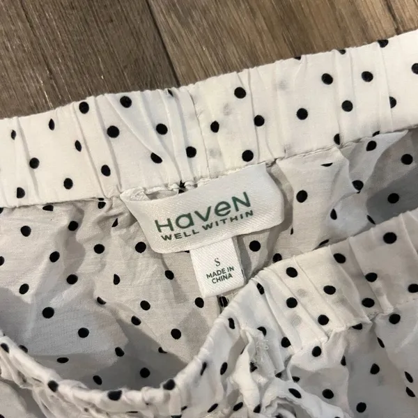 Haven small polka dot‎ shorts White - Image 6