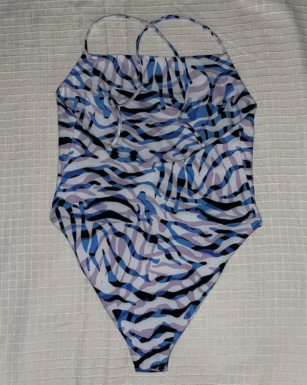 Skatie Zebra Print One Piece  - Image 2