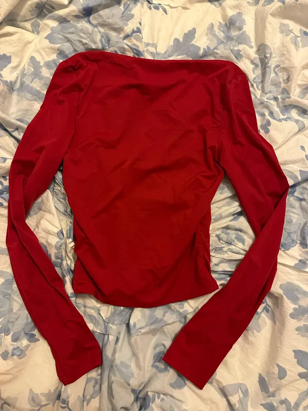 Princess Polly Red Long Sleeve Top - Image 3