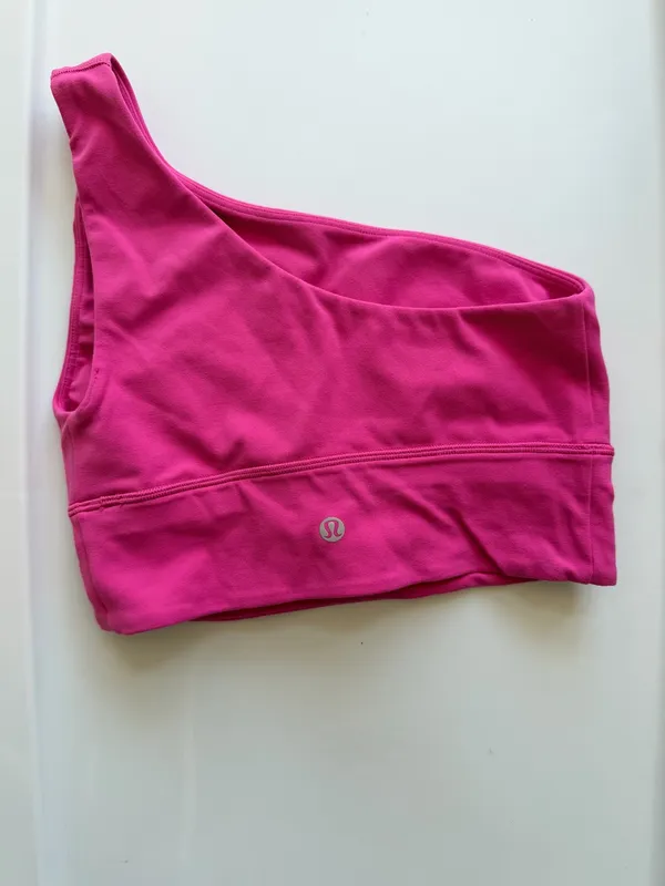 Lululemon Align Asymmetrical Crop Top‎ Sports Bra one Shoulder Size 4 - Image 7