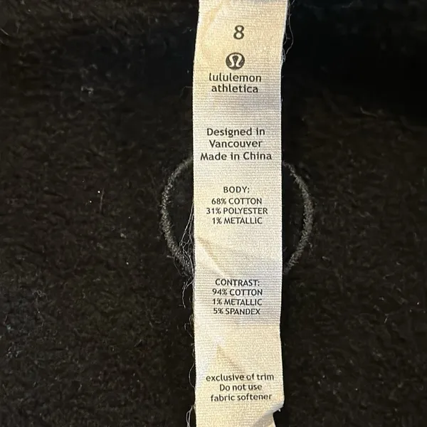 Lululemon Women’s Grey Glitter Cuddle Up Jacket/Sweatshirt Zip-up, Size 8 - Image 8