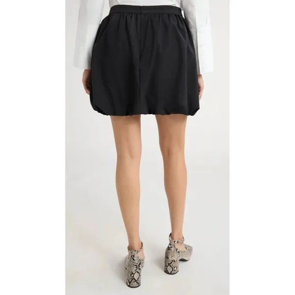 Scoop Womens Mini Skirt Size 16 Black Tech Mini Bubble Hem Relaxed Fit Stylish - Image 7