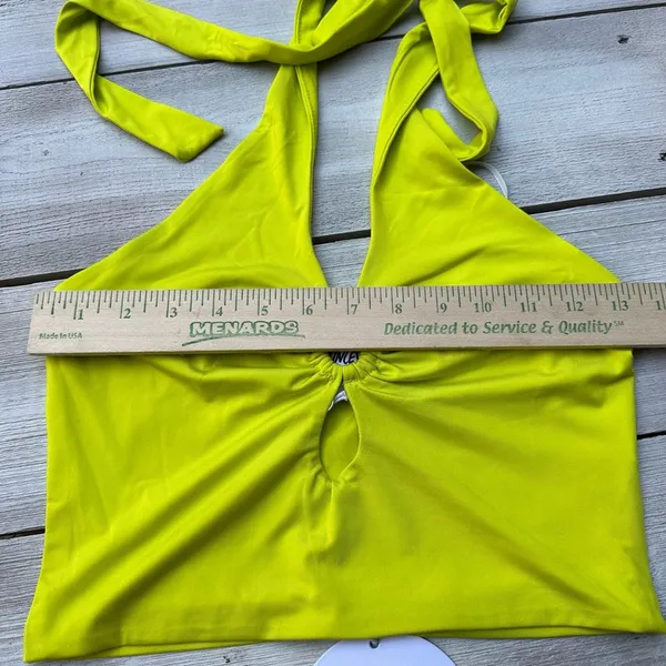 Princess Polly Omarion Top‎ Cropped Halter Cutout Size 2 NWT - Image 3